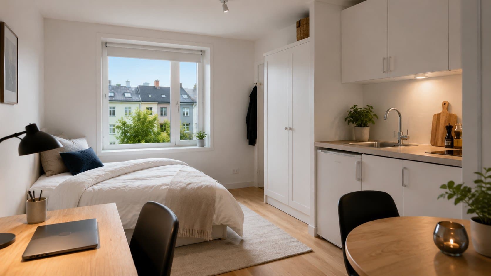 Møblert hybel sentralt på Grünerløkka i Oslo